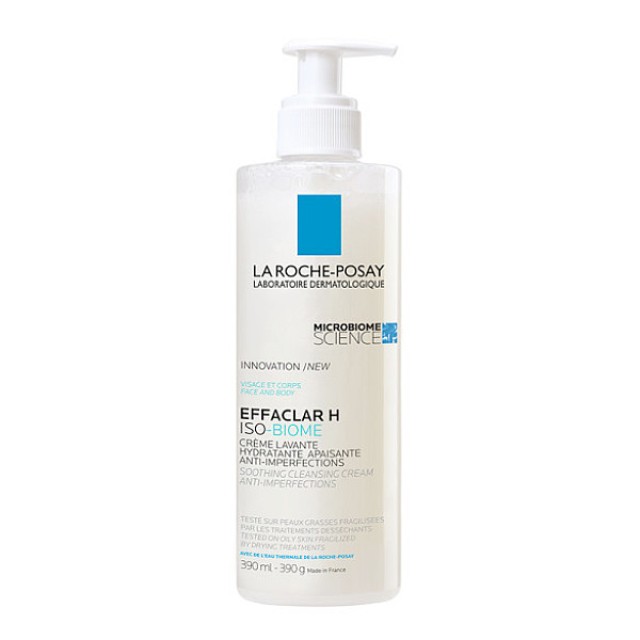 La Roche-Posay Effaclar H Isobiome Cleansing Cream 390ml