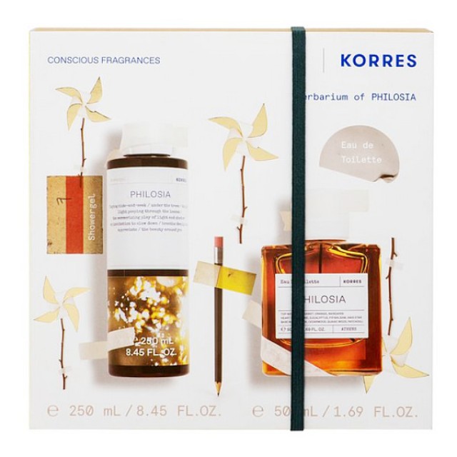 Korres Philosia Eau de Toilette 50ml & Showergel 250ml