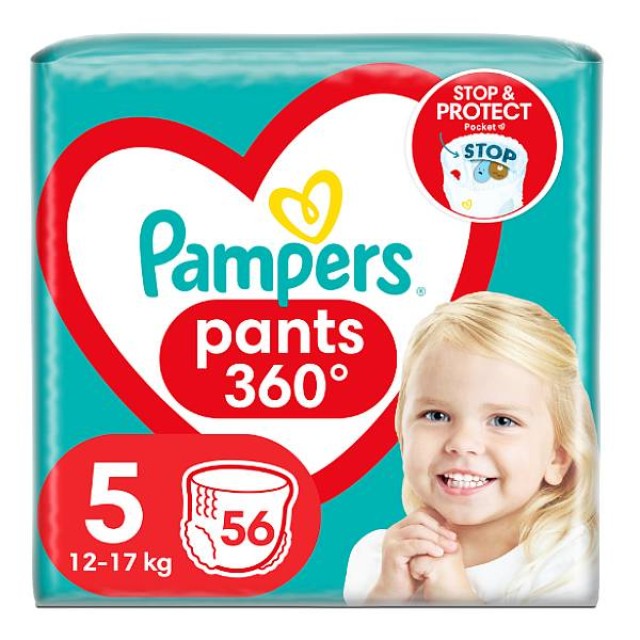 Pampers Pants No. 5 (12-17 Kg) 56 τεμάχια