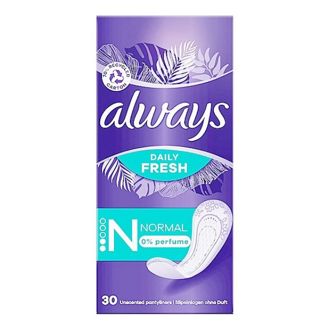 Always Daily Fresh Normal 30 τεμάχια