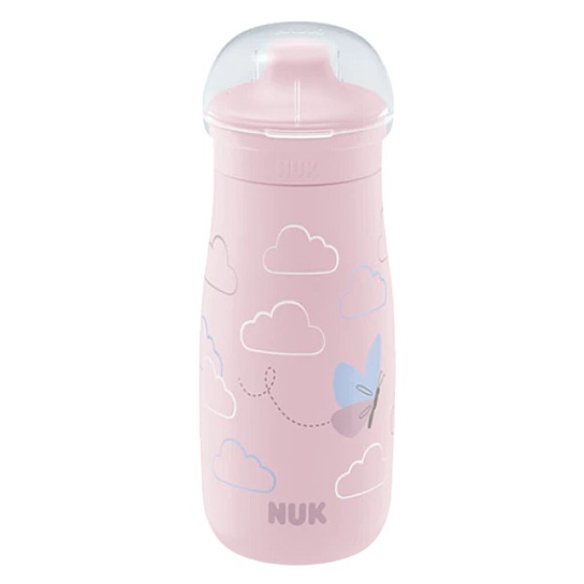 Nuk Mini-Me Sip Παγουράκι με Ρύγχος Ροζ 9m+ 300ml