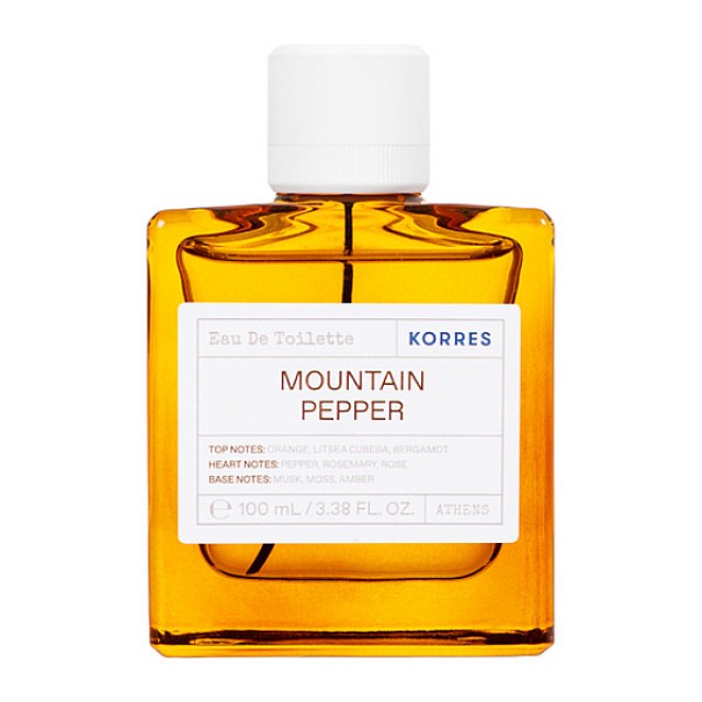 Korres Mountain Pepper Eau de Toilette 100ml