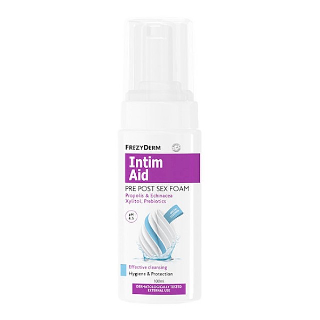 Frezyderm Intim Aid Pre Post Sex Foam pH 4.5 100ml