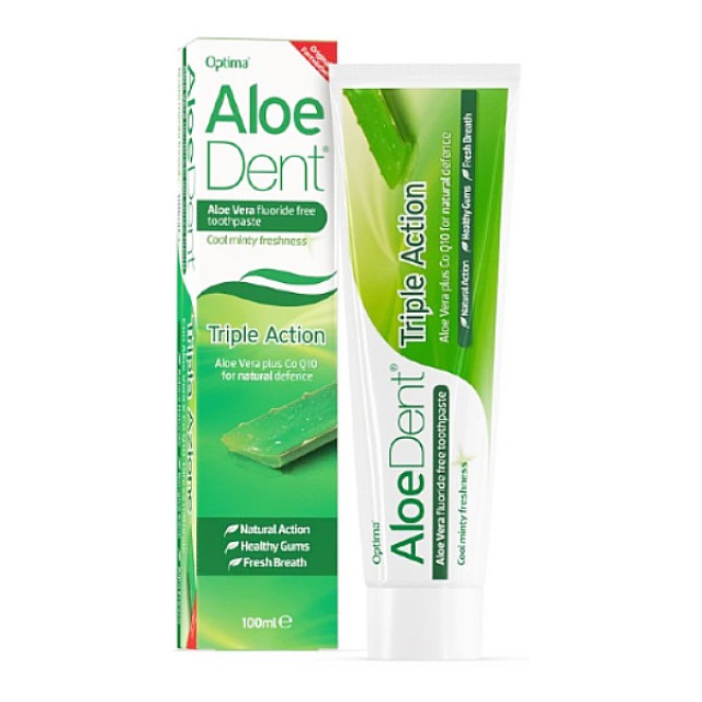 Optima Aloe Dent Triple Action Toothpaste 100ml