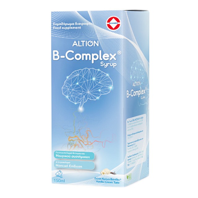 Altion B-Complex Syrup γεύση Κρέμα Βανίλια 150ml