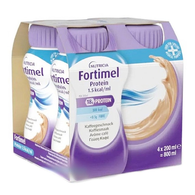 Nutricia Fortimel Protein γεύση Καφές 4x200ml