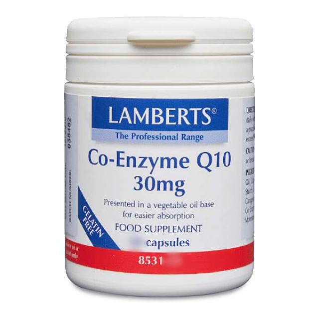 Lamberts Co-Enzyme Q10 30mg 30 κάψουλες