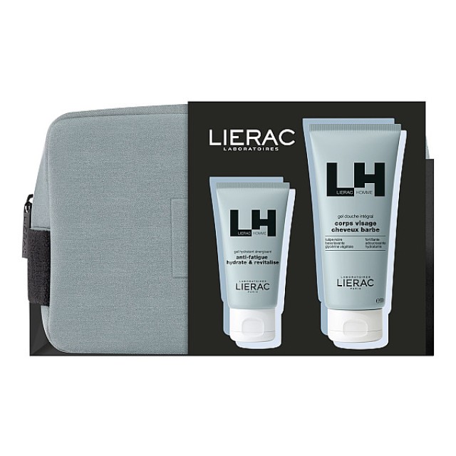 Lierac Homme Energizing Moisturizing Gel 50ml & All-Over Shower Gel 200ml