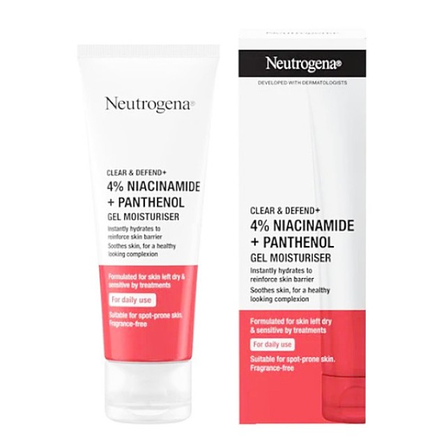 Neutrogena Clear & Defend+ Gel Moisturiser 50ml