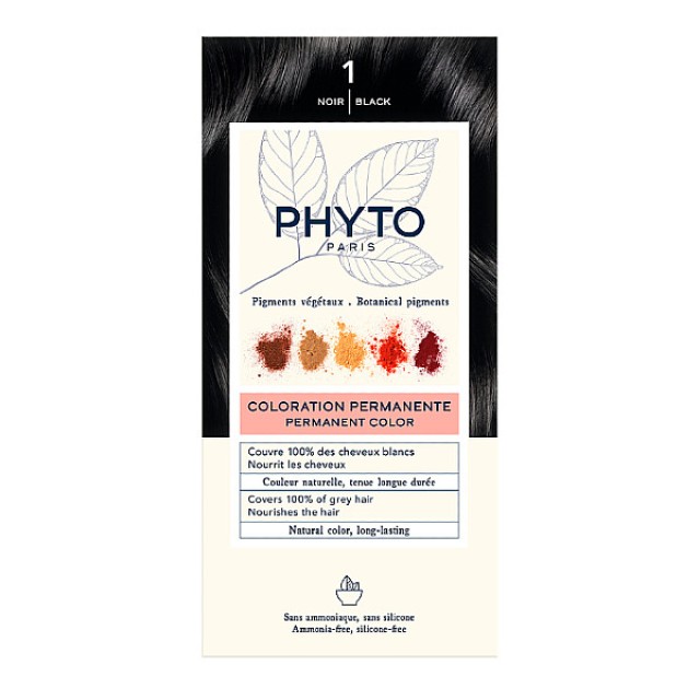 Phyto Hair Color 1 Μαύρο