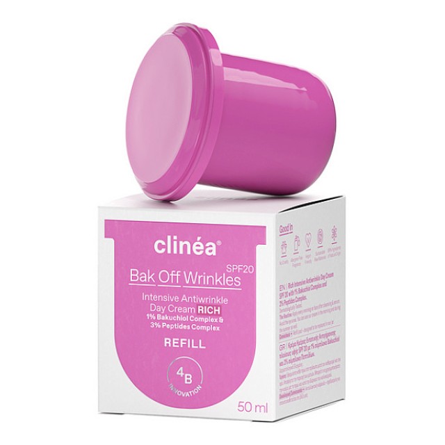 Clinea Back Off Wrinkles Day Cream Rich SPF20 Refill 50ml