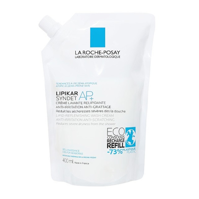 La Roche-Posay Lipikar Syndet AP+ Cream Wash Refill 400ml