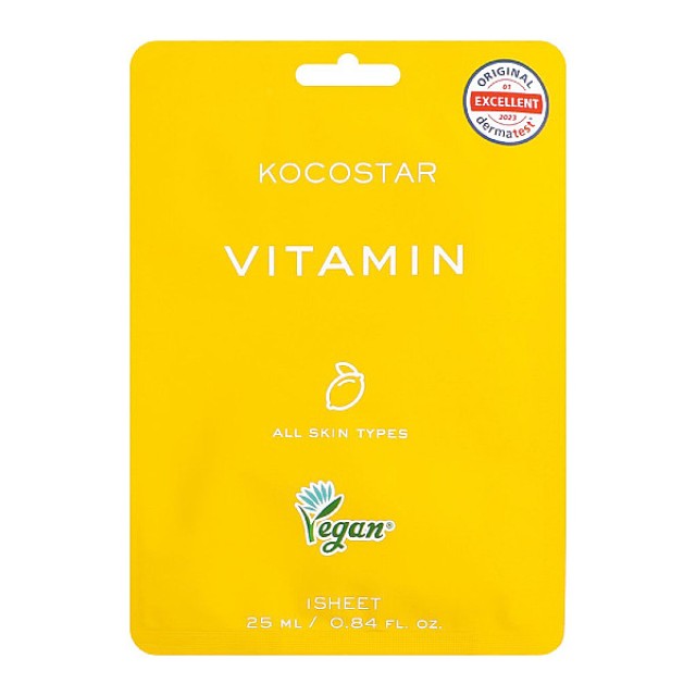 Kocostar Vitamin C Face Mask 1 τεμάχιο