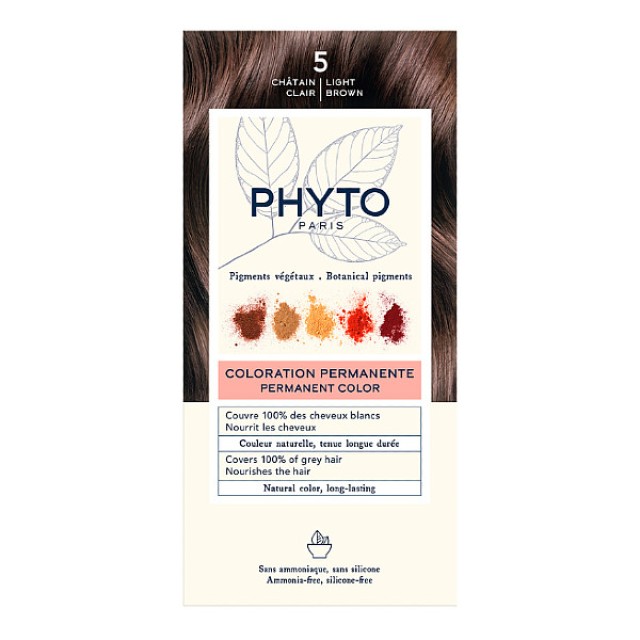 Phyto Hair Color 5 Καστανό Ανοιχτό