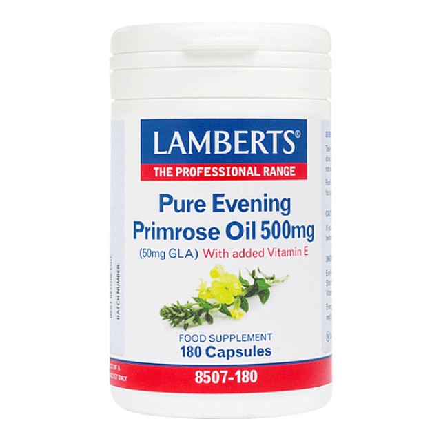 Lamberts Pure Evening Primrose Oil 500mg 180 κάψουλες