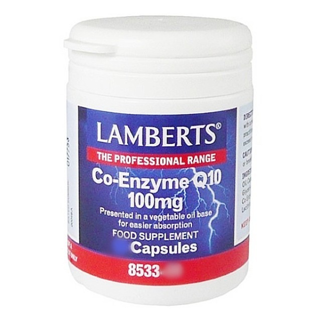 Lamberts Co-Enzyme Q10 100mg 30 κάψουλες