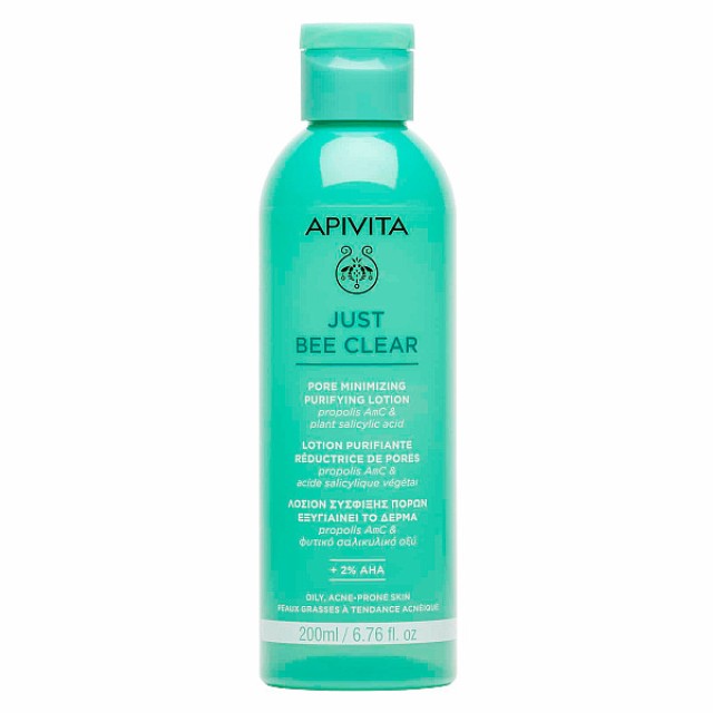 Apivita Just Bee Clear Pore Minimizing Purifying Lotion 200ml