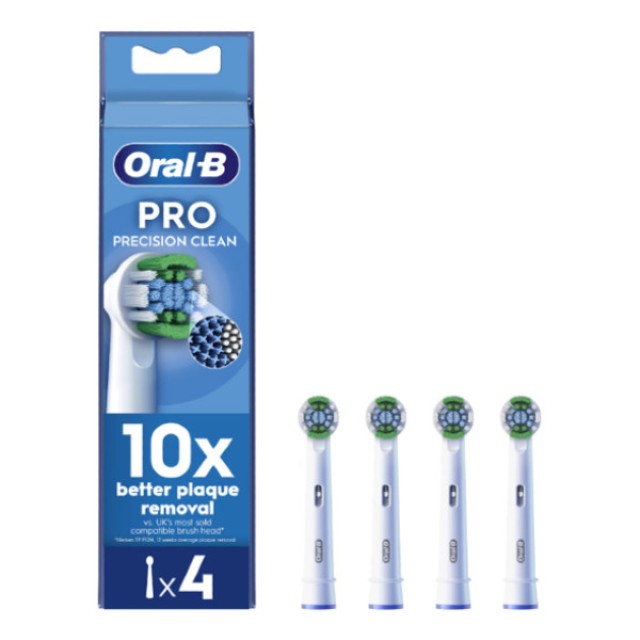 Oral-B Precision Clean Ανταλλακτικές Κεφαλές 4 τεμάχια