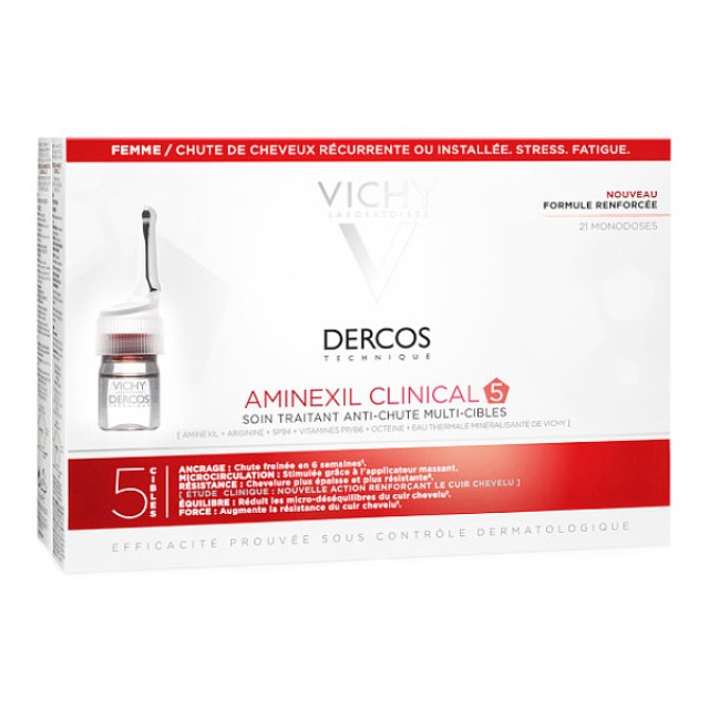 Vichy Dercos Aminexil Clinical 5 for Women 21x6ml