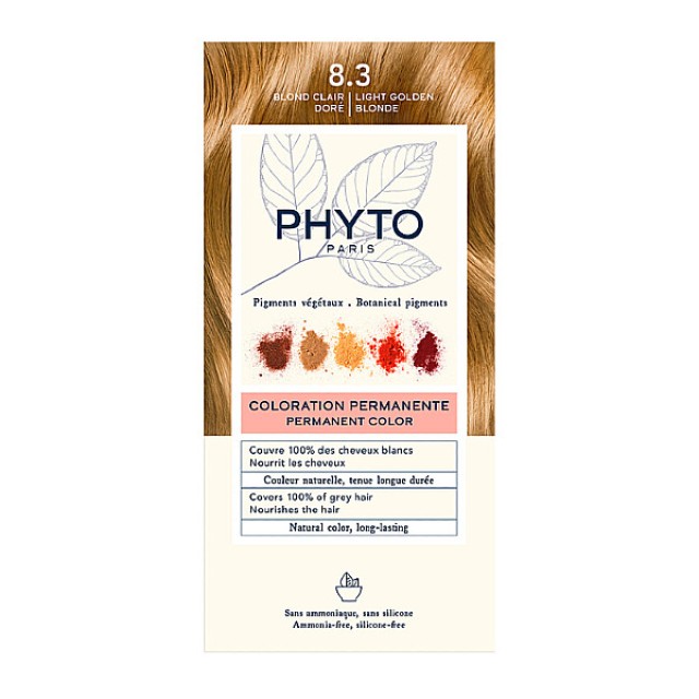 Phyto Hair Color 8.3 Ξανθό Ανοιχτό Χρυσό