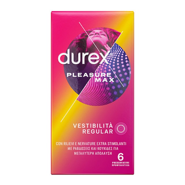 Durex Pleasuremax 6 τεμάχια