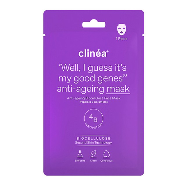 Clinea Anti-Ageing Biocellulose Face Mask 1 τεμάχιο