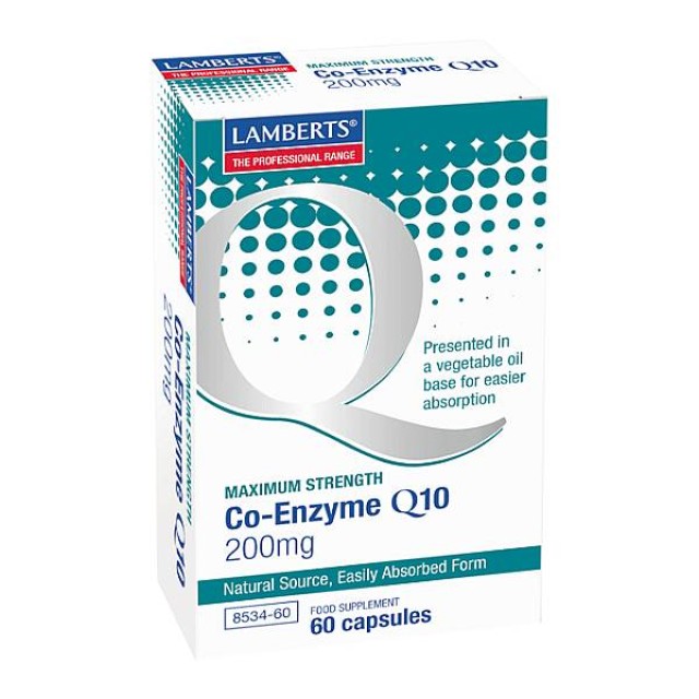 Lamberts Co-Enzyme Q10 200mg 60 κάψουλες