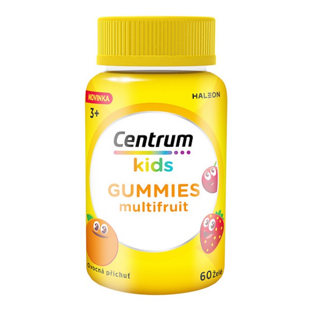 Centrum Gummies Multifruit γεύση Φρούτα 60 ζελεδάκια