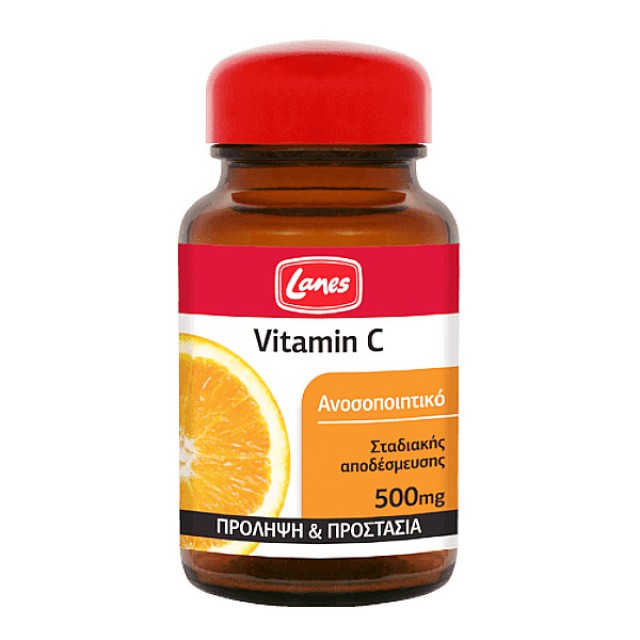 Lanes Vitamin C 500mg 30 ταμπλέτες