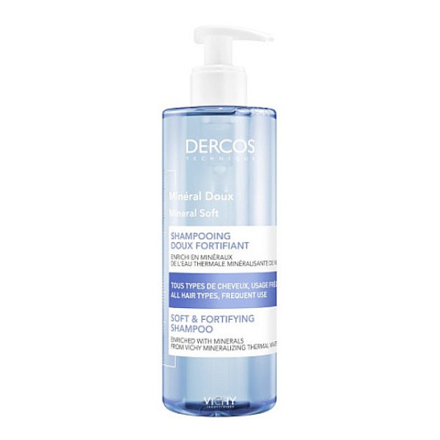 Vichy Dercos Mineral Soft and Fortifying Shampoo 400ml