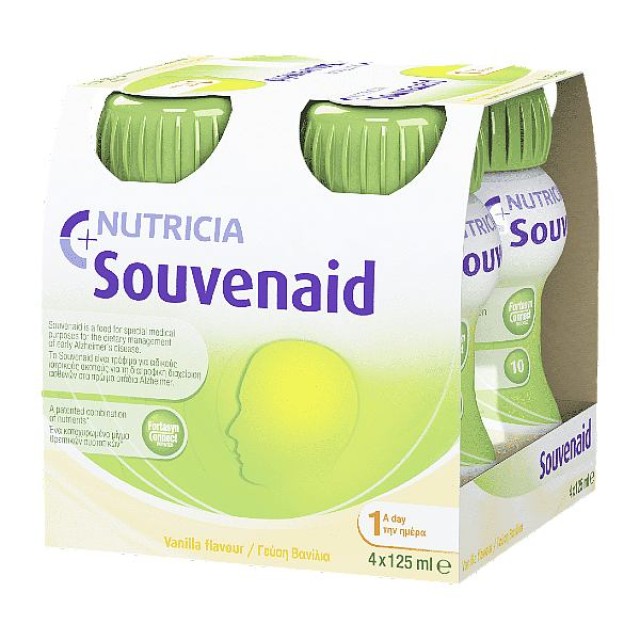 Nutricia Souvenaid γεύση Βανίλια 4x125ml