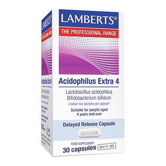 Lamberts Acidophilus Extra 4 30 κάψουλες