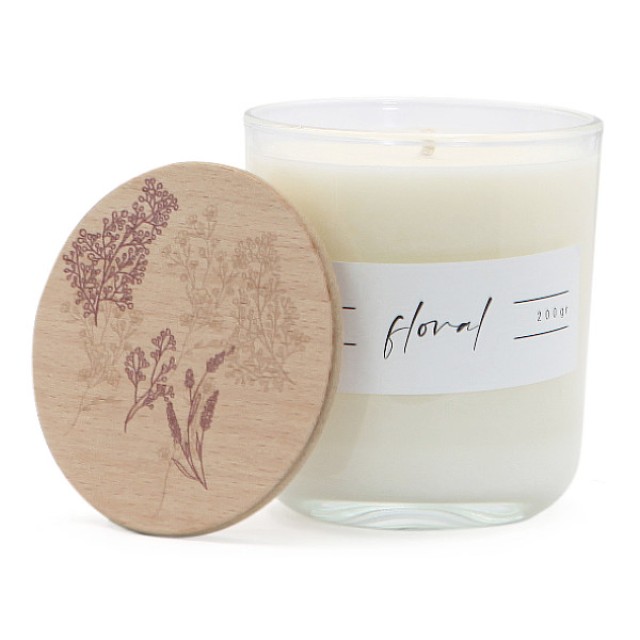 Ceri Handmade Soy Candle Floral 200g