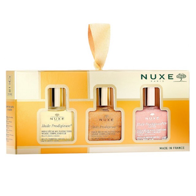 Nuxe Huile Prodigieuse 10ml & Huile Prodigieuse Or 10ml & Huile Prodigieuse Or Florale 10ml