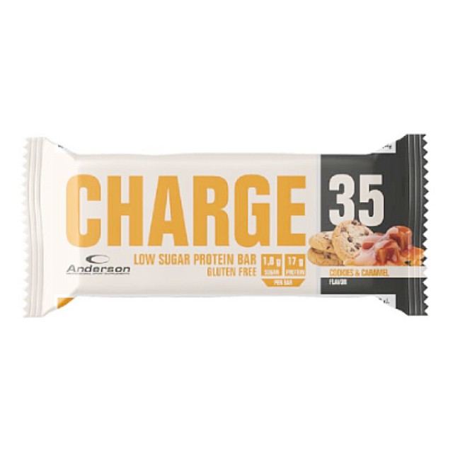 Anderson Charge 35 Low Sugar Protein Bar Cookies & Caramel 50g