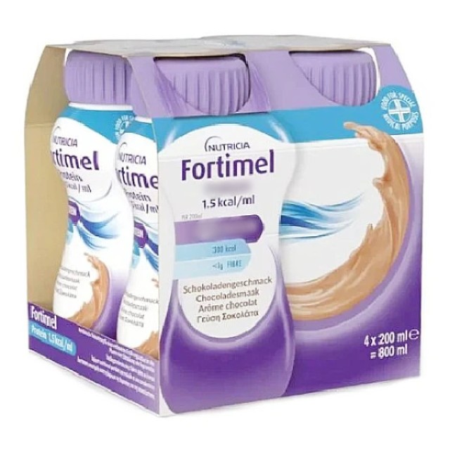 Nutricia Fortimel γεύση Σοκολάτα 4x200ml