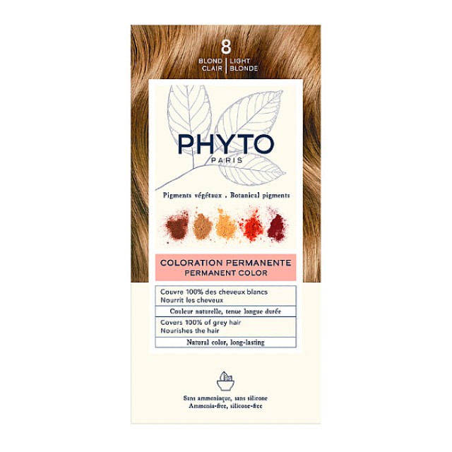 Phyto Hair Color 8 Ξανθό Ανοιχτό