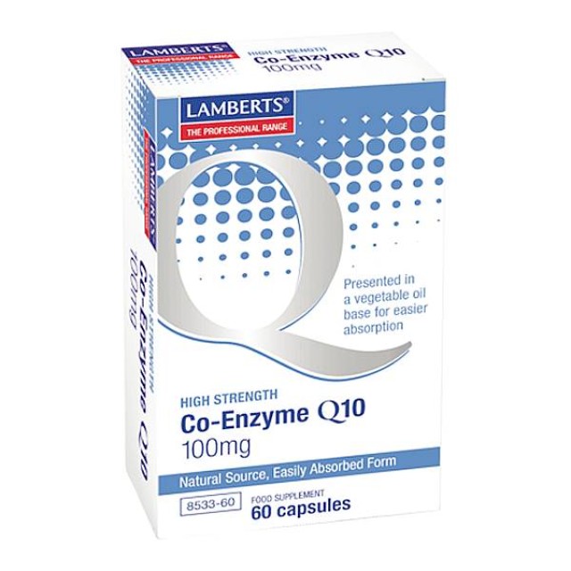 Lamberts Co-Enzyme Q10 100mg 60 κάψουλες