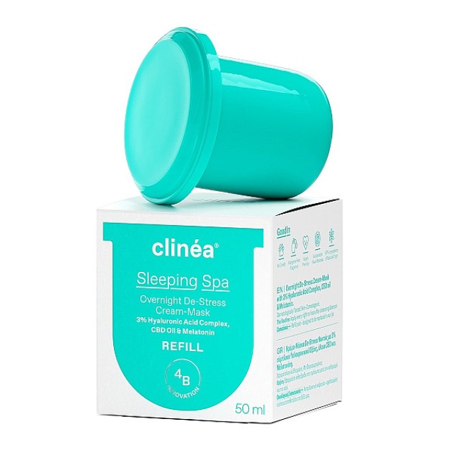 Clinea Sleeping Spa Overnight Cream-Mask Refill 50ml