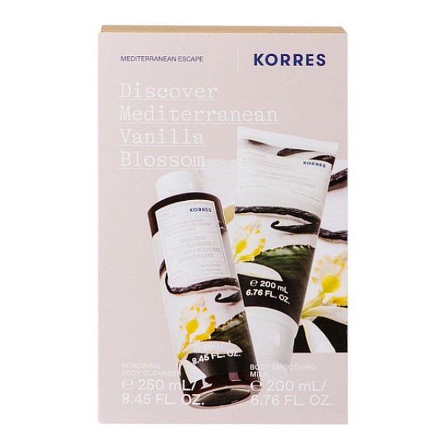 Korres Άνθη Βανίλιας Αφρόλουτρο 250ml & Ενυδατικό Γαλάκτωμα Σώματος 200ml