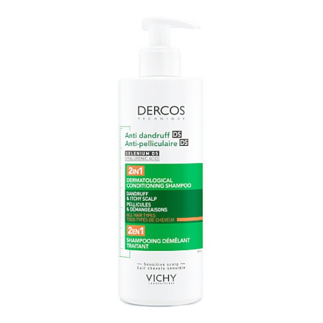 Vichy Dercos Anti-Dandruff DS 2IN1 Conditioning Shampoo 390ml