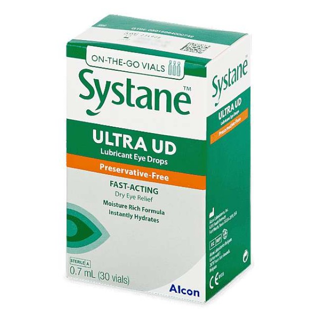 Alcon Systane Ultra UD αμπούλες 30x0.7ml