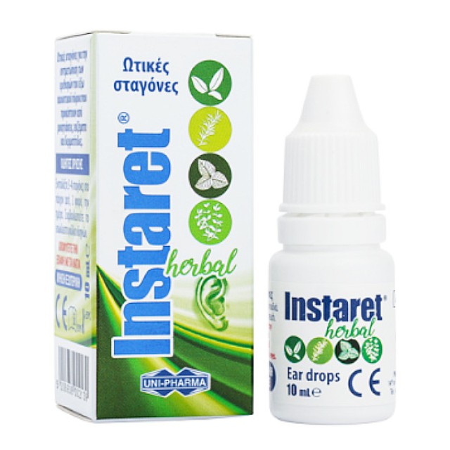 Uni-Pharma Instaret Herbal Ear Drops 10ml