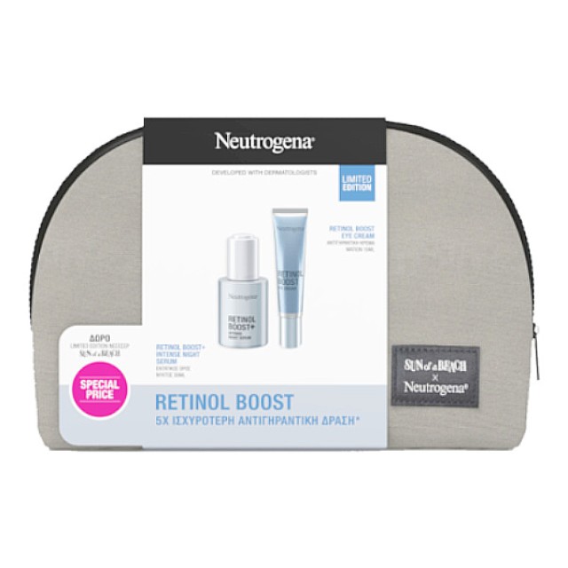 Neutrogena Retinol Boost Intense Night Serum 30ml & Eye Cream 15ml & Sun of a Beach Νεσεσέρ