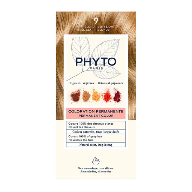 Phyto Hair Color 9 Ξανθό Πολύ Ανοιχτό