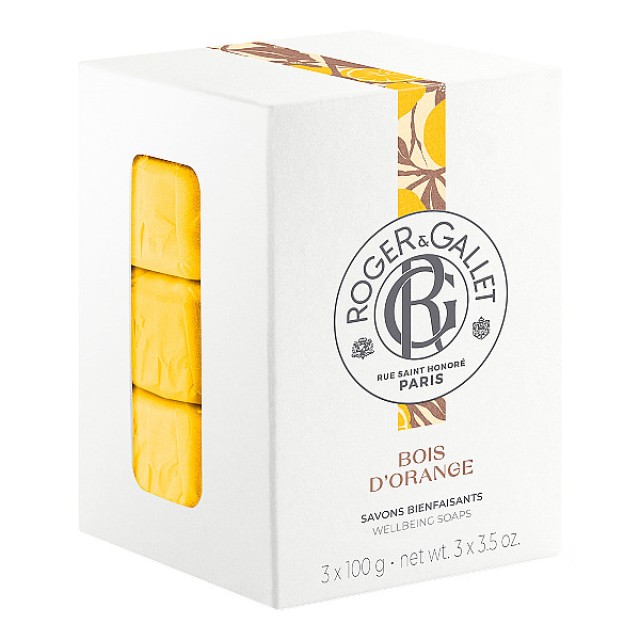 Roger & Gallet Bois d'Orange Wellbeing Soap 3x100g