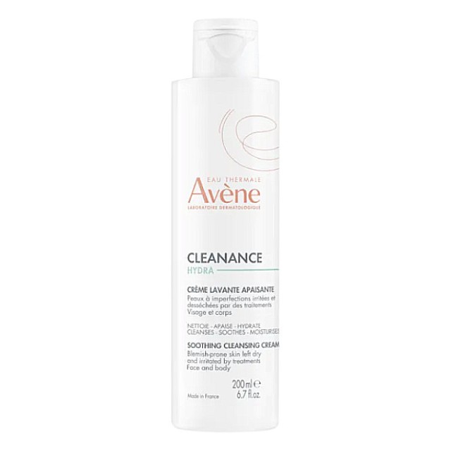 Avene Cleanance Hydra Soothing Cleansing Cream 200ml