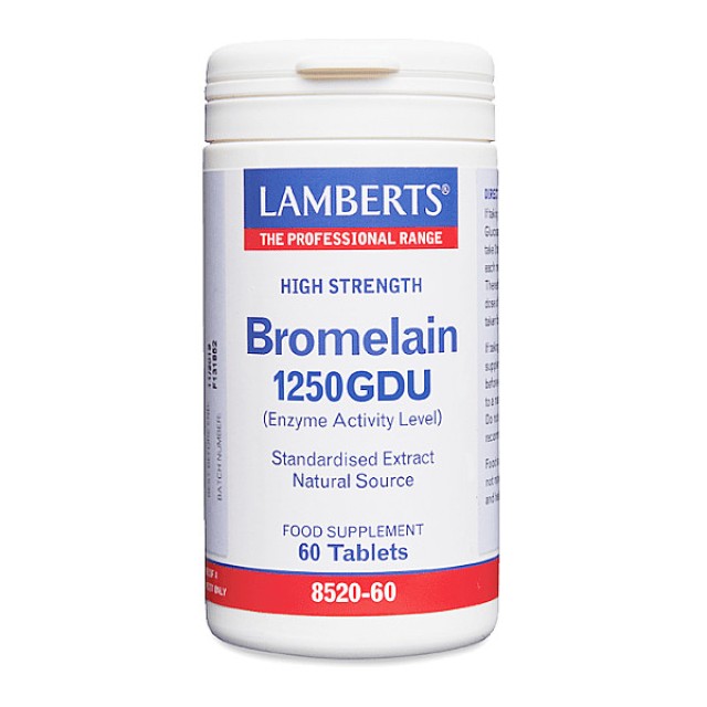 Lamberts Bromelain 1250GDU 60 ταμπλέτες