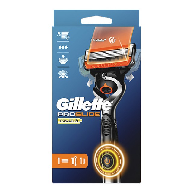 Gillette ProGlide Power Ξυριστική Μηχανή & 1 ανταλλακτικό