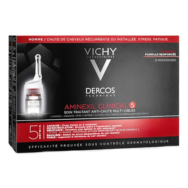 Vichy Dercos Aminexil Clinical 5 for Men 21x6ml